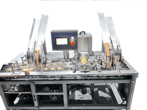 Máquina de fabricación de galletas de sándwich de acero de carbono automático
