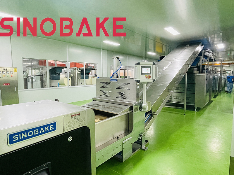 Cookie completa de la línea de producción de galletas de corte automático 